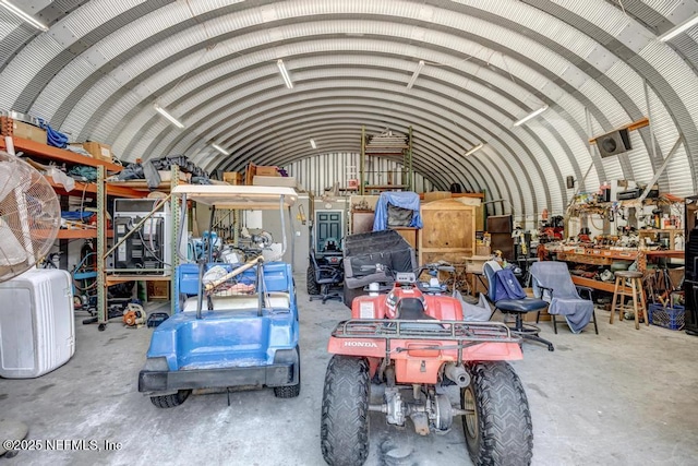 7041 Catlett Rd, Saint Augustine, FL 32095 - garage with a workshop area