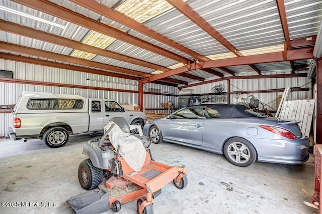7041 Catlett Rd, Saint Augustine, FL 32095 - garage with metal wall