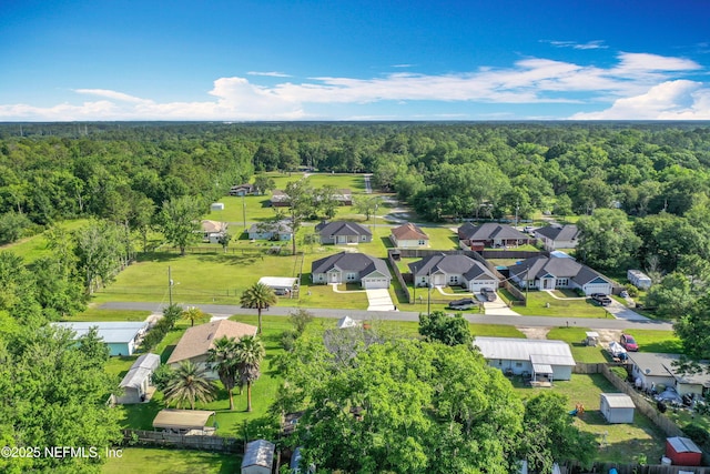 9413 Alma St, Jacksonville, FL 32220 - aerial view of residential area featuring a forest