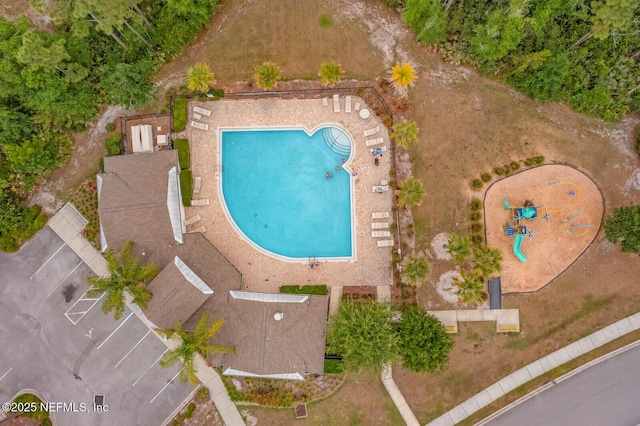 380 Crescent Key Dr, Saint Augustine, FL 32086 - drone / aerial view of a pool