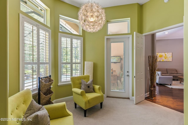 117 Pineta Way, Saint Johns, FL 32259 - living area with carpet floors and baseboards