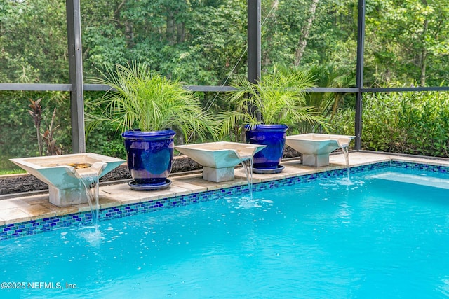 117 Pineta Way, Saint Johns, FL 32259 - swimming pool featuring glass enclosure and a patio area