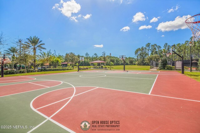 117 Pineta Way, Saint Johns, FL 32259 - view of basketball court with a gazebo and community basketball court