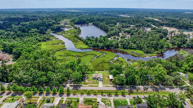 9706 Sibbald Rd, Jacksonville, FL 32219 - aerial view of a large body of water and a forest