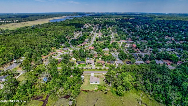 9706 Sibbald Rd, Jacksonville, FL 32219 - aerial view of property's location featuring a heavily wooded area