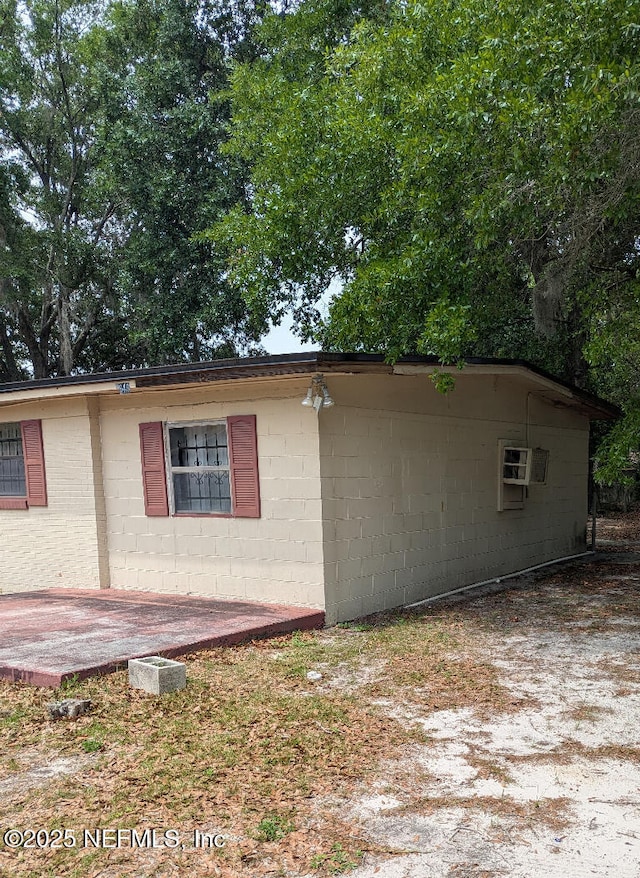 4649 Fairleigh Ave, Jacksonville, FL 32208 - view of home's exterior with concrete block siding