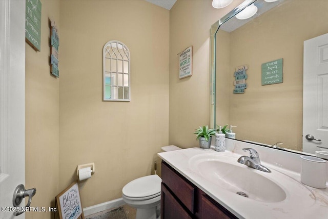 9955 Kings Crossing Dr E, Jacksonville, FL 32219 - half bathroom with toilet and vanity