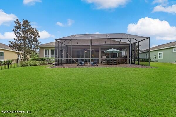 167 Royal Lake Dr, Ponte Vedra, FL 32081 - back of house featuring a patio area and a lanai
