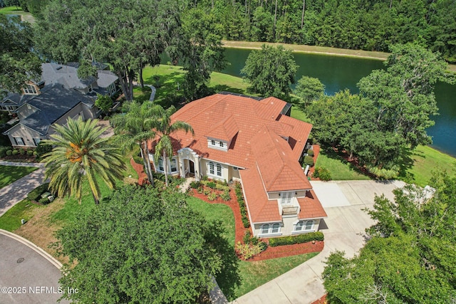 2579 Woodgrove Rd, Fleming Island, FL 32003 - view from above of property with a large body of water