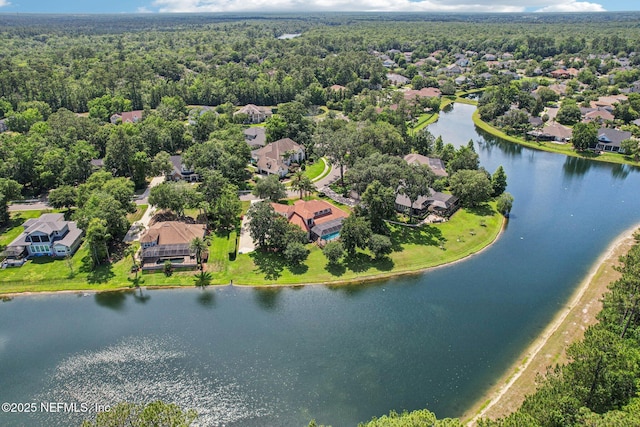 2579 Woodgrove Rd, Fleming Island, FL 32003 - aerial view of residential area with a nearby body of water and a forest