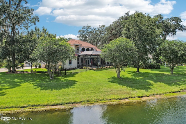 2579 Woodgrove Rd, Fleming Island, FL 32003 - rear view of house featuring a water view