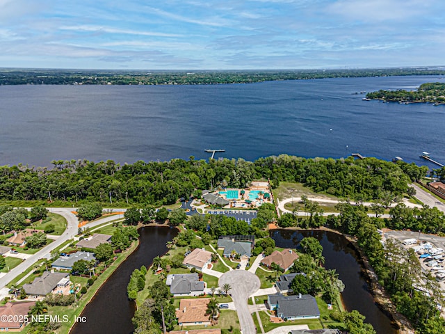 2579 Woodgrove Rd, Fleming Island, FL 32003 - aerial view of property and surrounding area with a large body of water