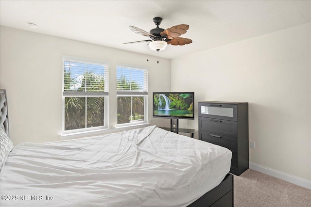2629 Cold Stream Ln, Green Cove Springs, FL 32043 - carpeted bedroom with baseboards and ceiling fan