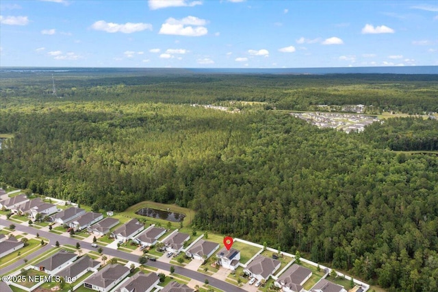 2629 Cold Stream Ln, Green Cove Springs, FL 32043 - aerial overview of property's location with a forest and nearby suburban area