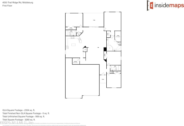 4053 Trail Ridge Rd, Middleburg, FL 32068 - property floor plan