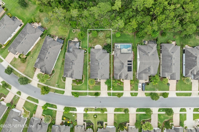 109 Sweet Pine Trl, Ponte Vedra, FL 32081 - aerial perspective of suburban area with property parcel outlined