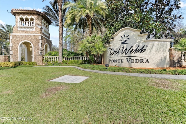109 Sweet Pine Trl, Ponte Vedra, FL 32081 - community / neighborhood sign featuring a lawn