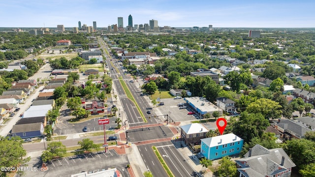 2010 N Main St, Jacksonville, FL 32206 - bird's eye view of city skyline and a highway