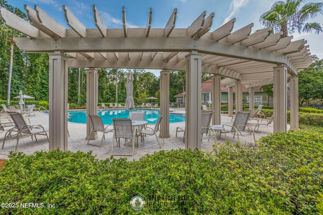 7701 Timberlin Park Blvd Unit 331, Jacksonville, FL 32256 - community pool with a pergola and a patio area