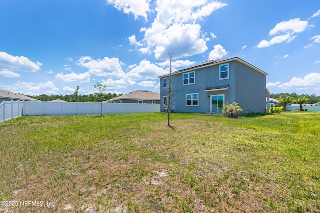 3238 Little Fawn Ln, Green Cove Springs, FL 32137 - back of house with roof mounted solar panels