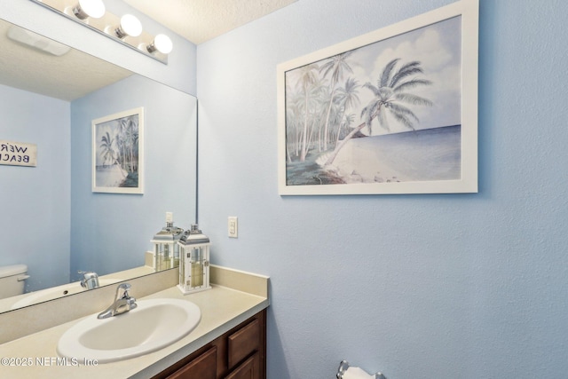 236 Servia Dr, Saint Johns, FL 32259 - half bathroom featuring toilet and vanity