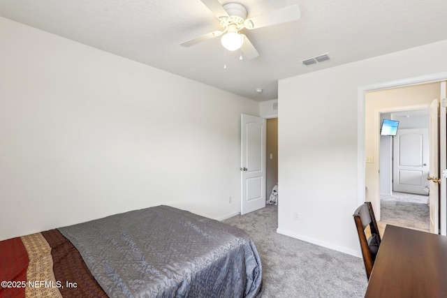 236 Servia Dr, Saint Johns, FL 32259 - bedroom with carpet flooring, baseboards, ceiling fan, and an office area