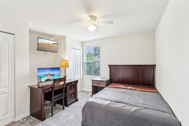 236 Servia Dr, Saint Johns, FL 32259 - carpeted bedroom featuring baseboards, ceiling fan, a desk, and two closets