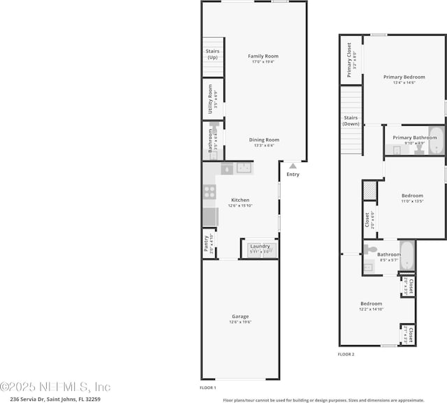 236 Servia Dr, Saint Johns, FL 32259 - home floor plan