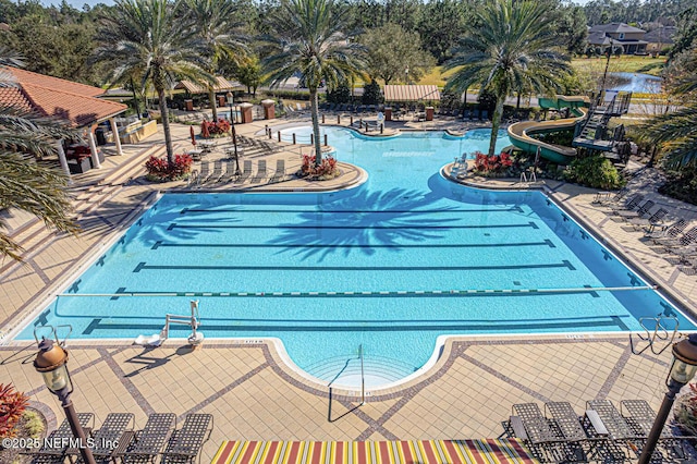 236 Servia Dr, Saint Johns, FL 32259 - community pool featuring a water slide