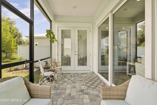 228 Waterline Dr, Saint Johns, FL 32259 - sunroom / solarium with french doors and plenty of natural light