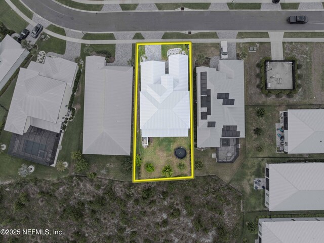 228 Waterline Dr, Saint Johns, FL 32259 - aerial view of residential area featuring property boundaries highlighted