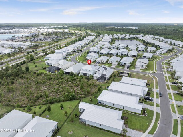 228 Waterline Dr, Saint Johns, FL 32259 - aerial view of residential area with a large body of water