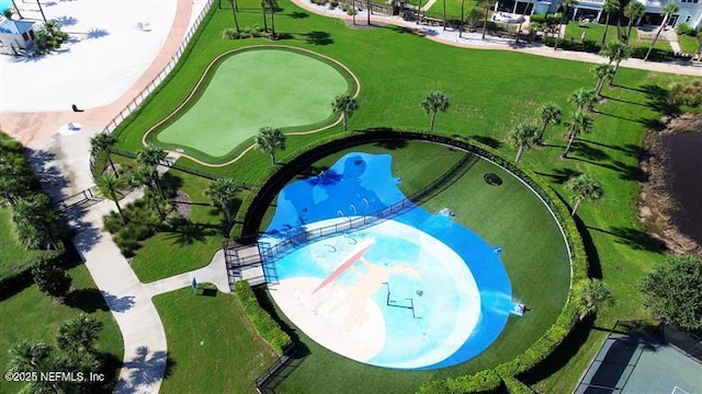 228 Waterline Dr, Saint Johns, FL 32259 - drone / aerial view of a pool area