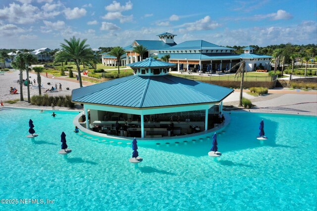 228 Waterline Dr, Saint Johns, FL 32259 - community pool with a gazebo