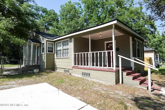 3763 Valley Rd, Jacksonville, FL 32207 - view of home's exterior with crawl space and a patio