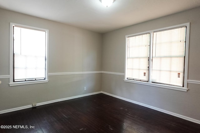 3763 Valley Rd, Jacksonville, FL 32207 - empty room featuring dark wood-style flooring and baseboards