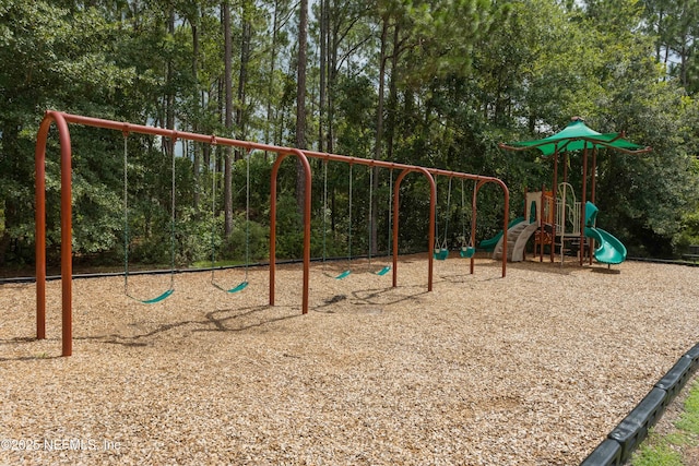 528 Sparrow Branch Cir, Saint Johns, FL 32259 - community playground featuring view of wooded area