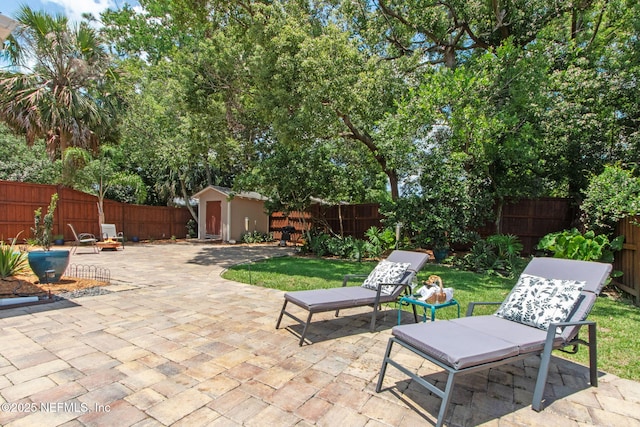 4241 Lexington Ave, Jacksonville, FL 32210 - fenced backyard with a patio area