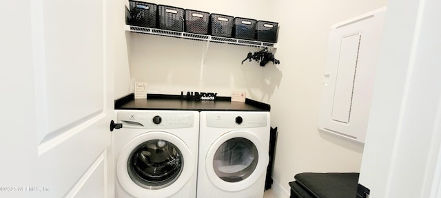 55 Fairlake Cir, Saint Augustine, FL 32092 - washroom featuring washing machine and clothes dryer