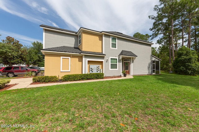8609 Victoria Falls Dr, Jacksonville, FL 32244 - view of front of home featuring a front yard and roof with shingles