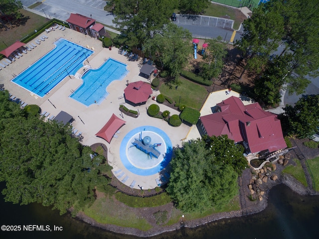 8609 Victoria Falls Dr, Jacksonville, FL 32244 - aerial view of a pool area