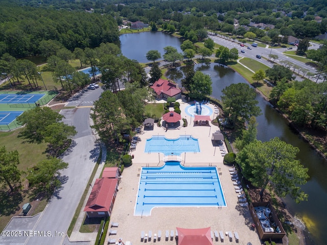 8609 Victoria Falls Dr, Jacksonville, FL 32244 - aerial view of a nearby body of water and a pool area