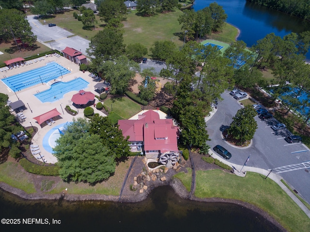 8609 Victoria Falls Dr, Jacksonville, FL 32244 - aerial view of a nearby body of water and a pool