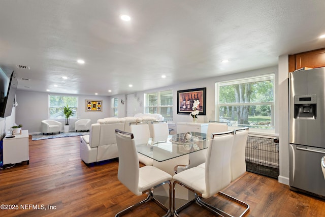 2780 Paul Ave, Jacksonville, FL 32207 - dining room featuring dark wood-style floors and recessed lighting