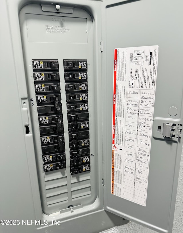 1556 Logan St, Jacksonville, FL 32209 - utility room featuring electric panel
