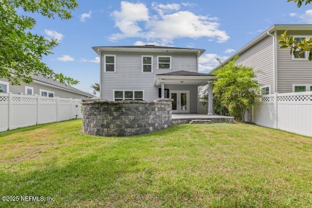 356 Heron Landing Rd, Saint Johns, FL 32259 - rear view of house featuring french doors and a patio area