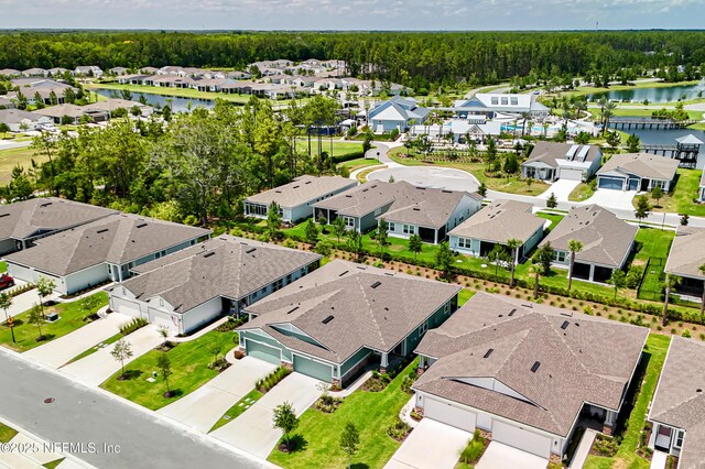 109 Fly Line Dr, Saint Johns, FL 32259 - aerial view of residential area with a large body of water