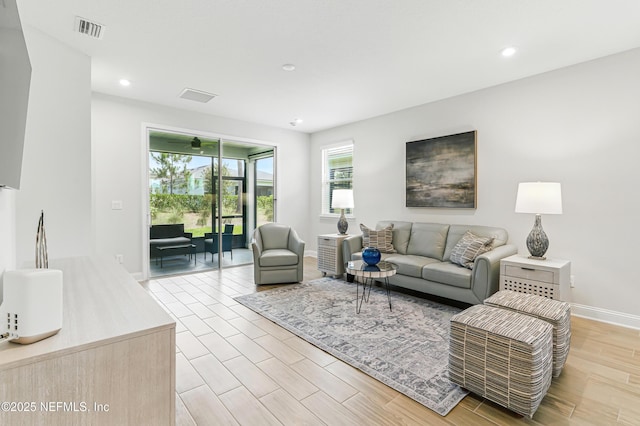 109 Fly Line Dr, Saint Johns, FL 32259 - living room featuring light wood-style floors, recessed lighting, and baseboards