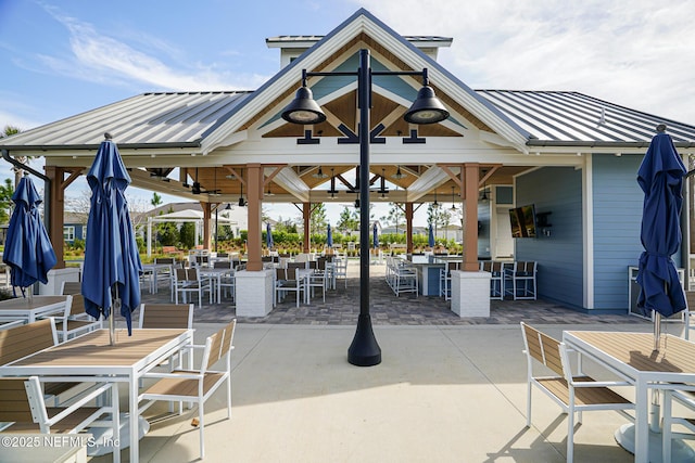 109 Fly Line Dr, Saint Johns, FL 32259 - view of patio / terrace featuring a gazebo, exterior bar, and outdoor dining space