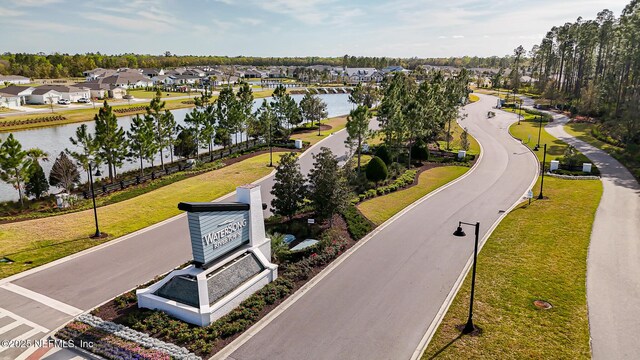 109 Fly Line Dr, Saint Johns, FL 32259 - aerial perspective of suburban area with a large body of water